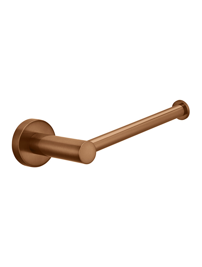 Meir Round Toilet Roll Holder, Lustre Bronze