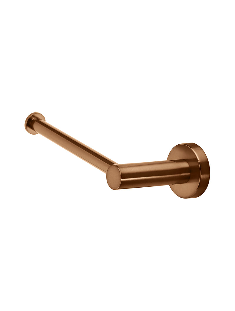 Meir Round Toilet Roll Holder, Lustre Bronze