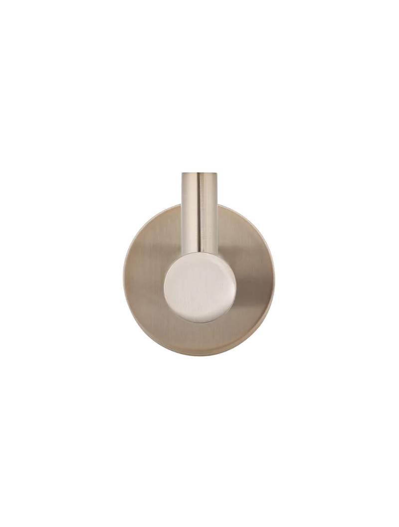 Meir Round Robe Hook, Champagne