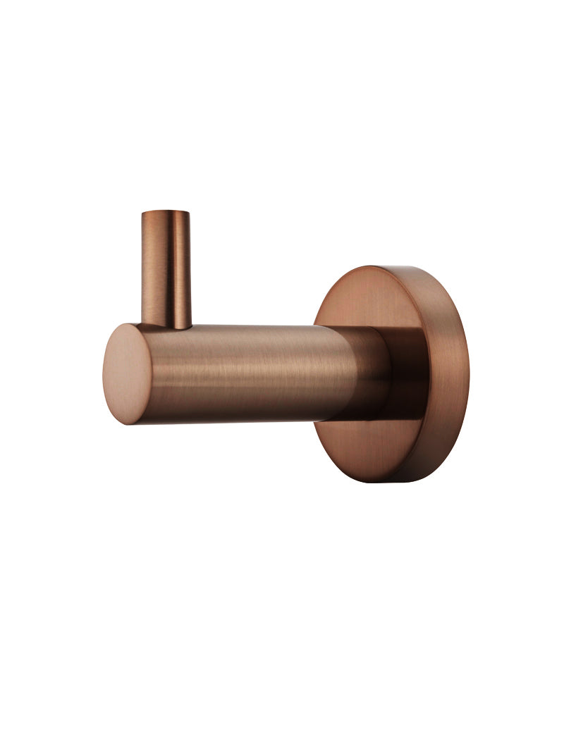 Meir Round Robe Hook, Lustre Bronze