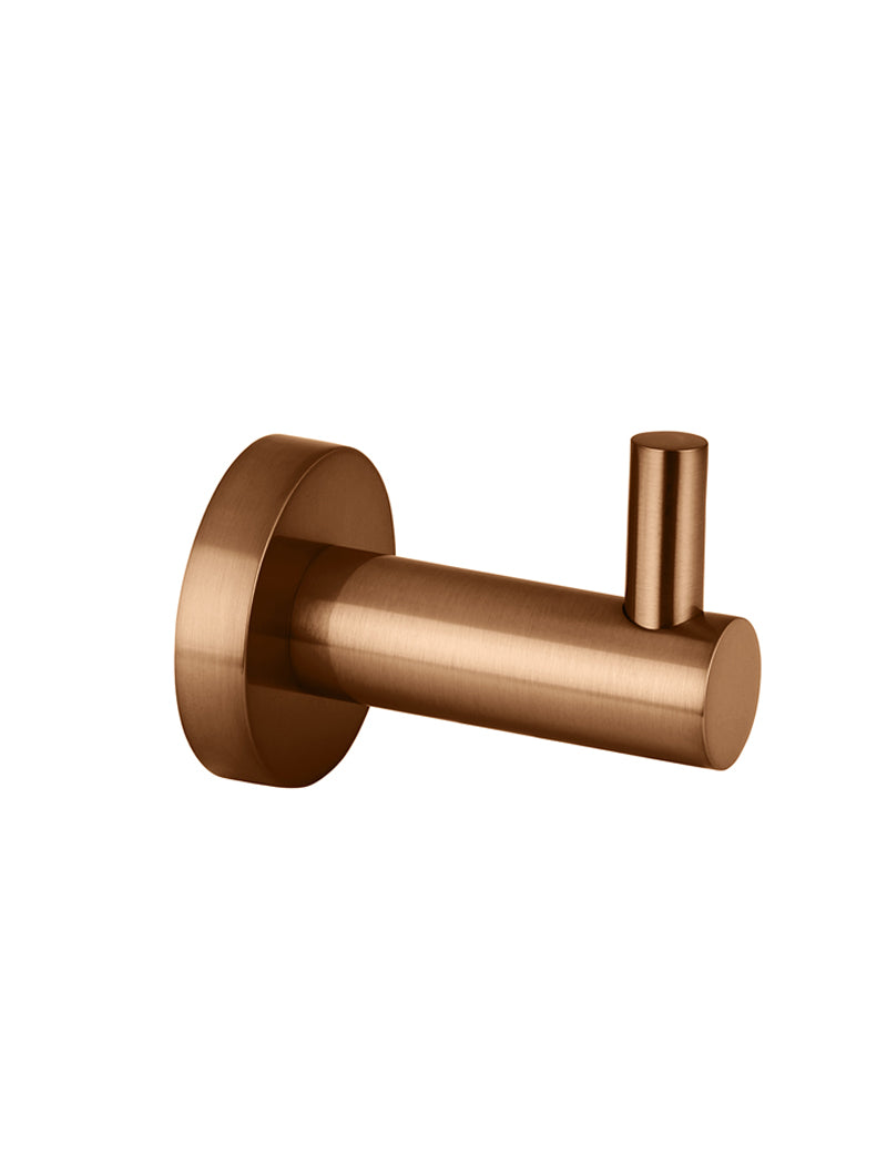 Meir Round Robe Hook, Lustre Bronze