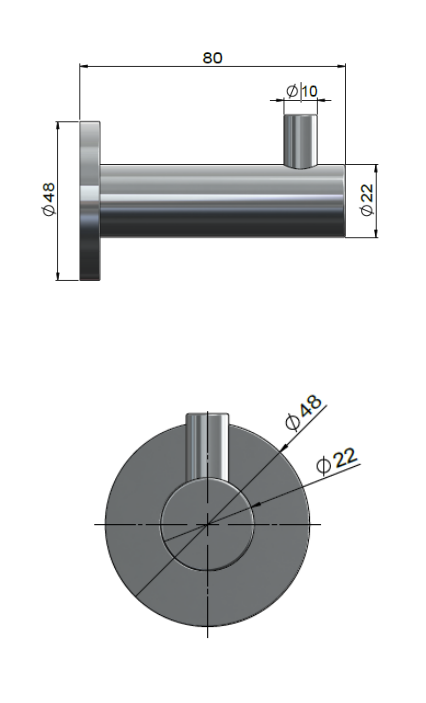 Meir Outdoor Robe Hook - SS316