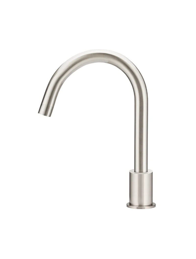 Meir Round Hob Mounted Swivel Spout, Brushed Nickel