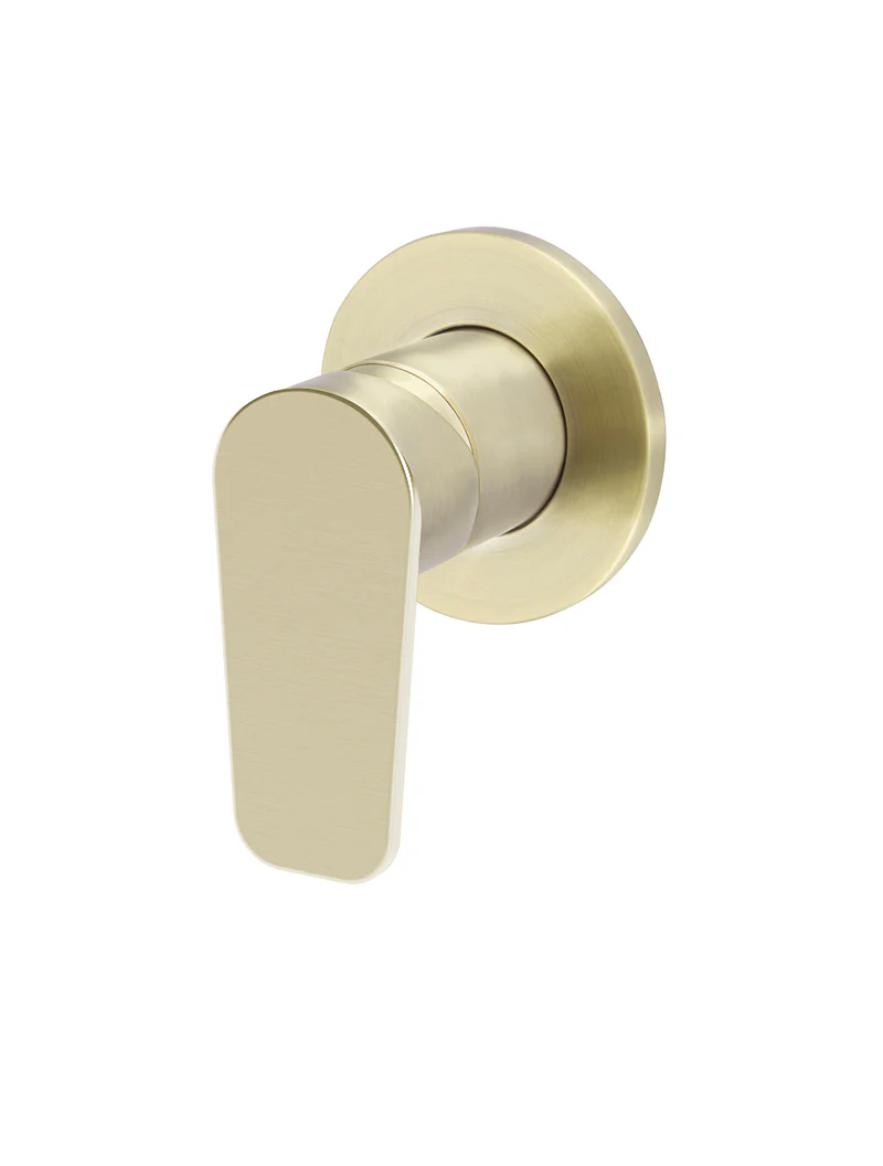 Meir Round Wall Mixer, Paddle Handle Trim Kit (In-Wall Body Not Included), Tiger Bronze