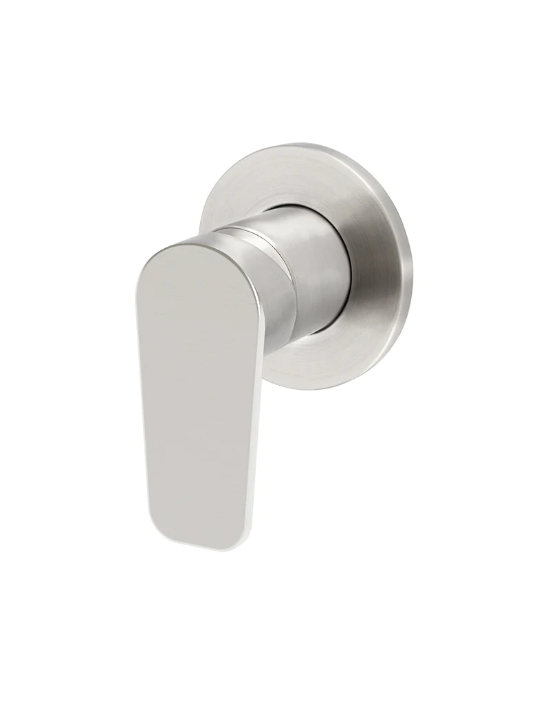 Meir Paddle Round Wall Mixer, Brushed Nickel