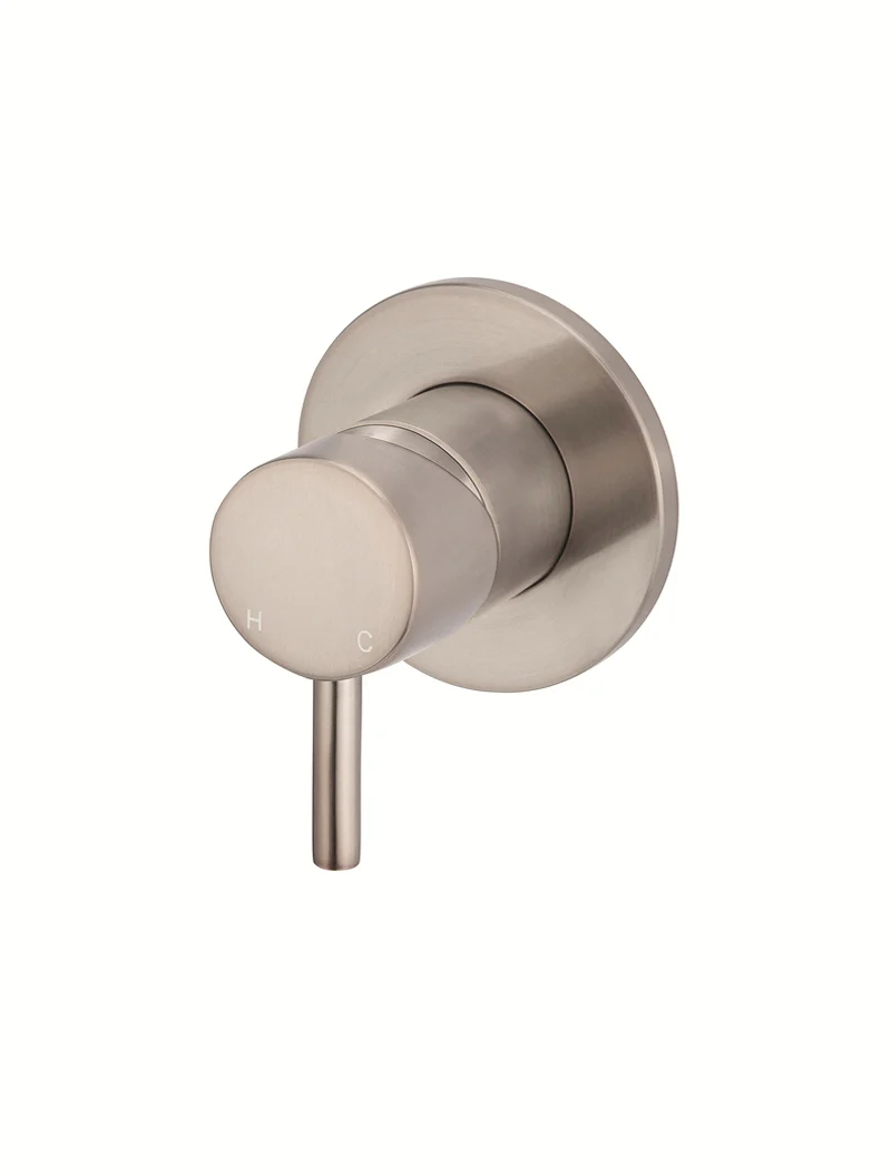 Meir Round Wall Mixer, Finish Kit, Champagne