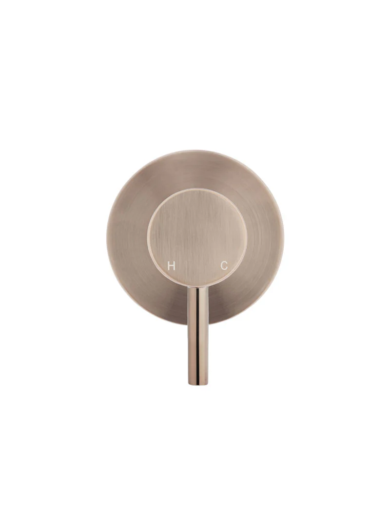 Meir Round Wall Mixer, Finish Kit, Champagne