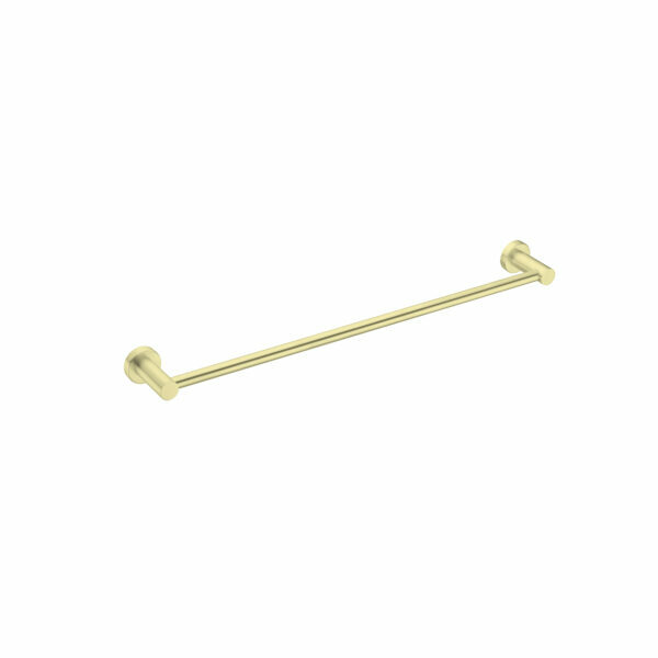 Nero Mecca Single Towel Rail 600mm, Brushed Gold