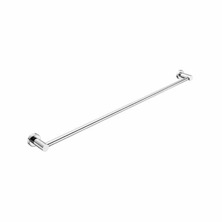 Nero Mecca Single Towel Rail 800mm, Chrome