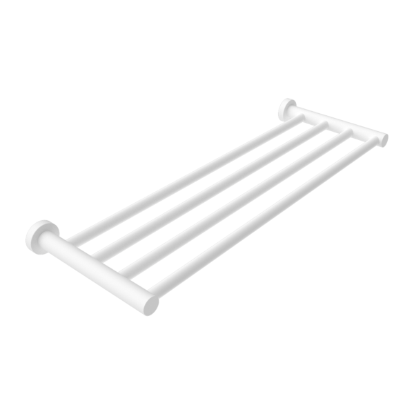 Nero Mecca Towel Rack, Matte White