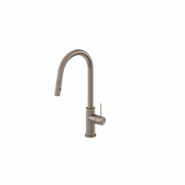 Nero Mecca Pull Out Sink Mixer With Veggie Spray Function, Brushed Bronze