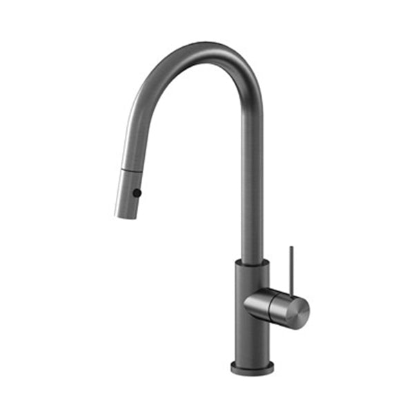 Nero Mecca Pull Out Sink Mixer With Veggie Spray Function, Gunmetal