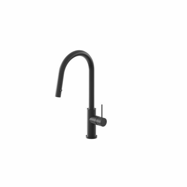 Nero Mecca Pull Out Sink Mixer With Veggie Spray Function, Matte Black