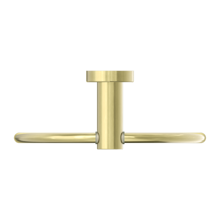 Nero Mecca Hand Towel Ring, Brushed Gold