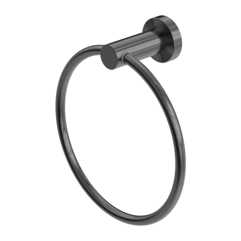 Nero Mecca Hand Towel Ring, Gunmetal