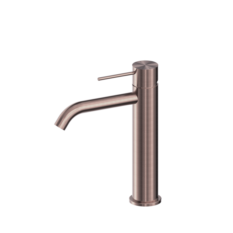 Nero Mecca Middle Tall Basin Mixer, Brushed Bronze