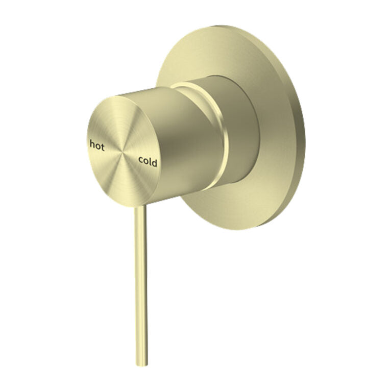 Nero Mecca Wall Mixer, Brushed Gold