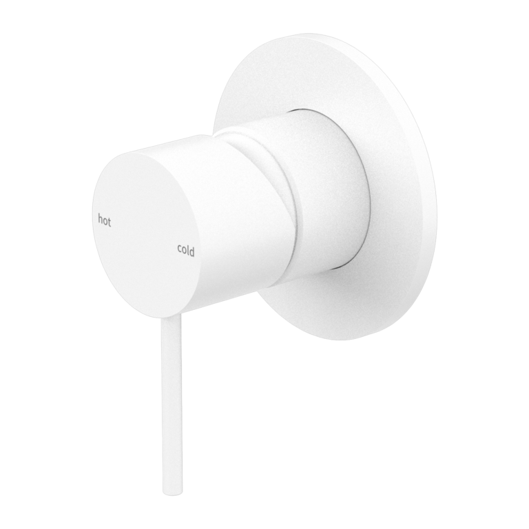 Nero Mecca Wall Mixer, Matte White