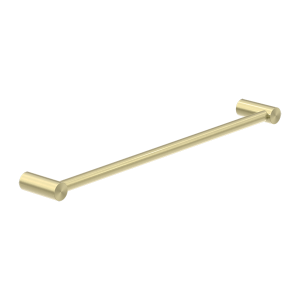 Nero New Mecca Single Towel Rail 800mm, Brushed Gold