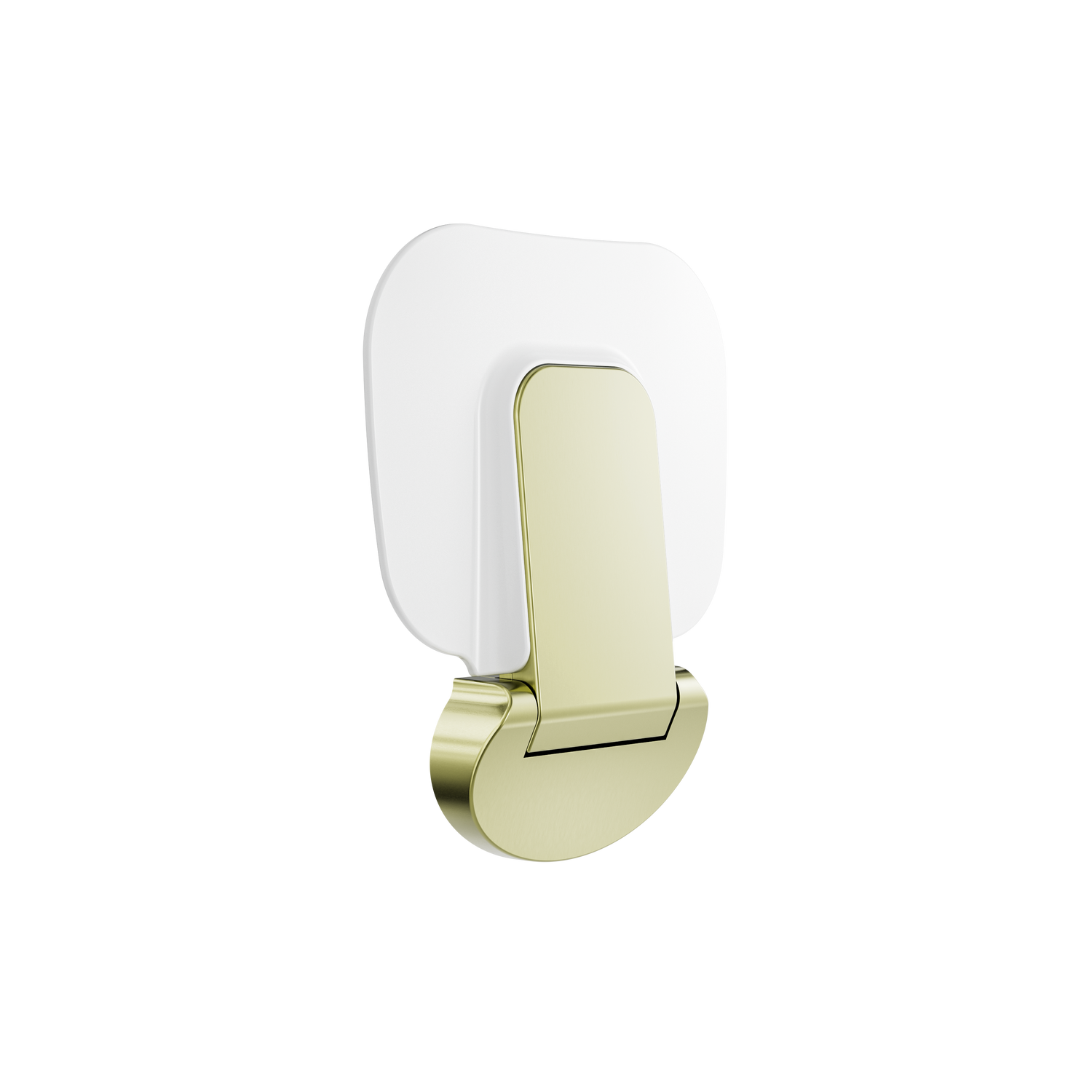 Nero Mecca Care Shower Seat 400x330mm,Brushed Gold