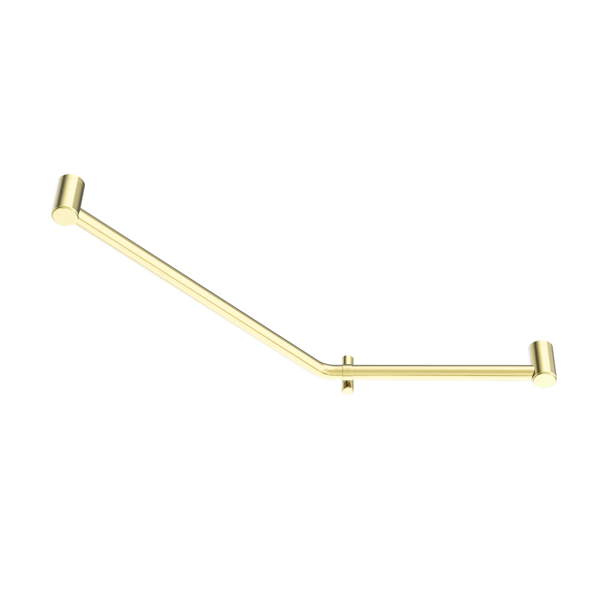 Nero Mecca Care 32mm Ambulant 45 Degree Bent Tube 450X650mm, Brushed Gold