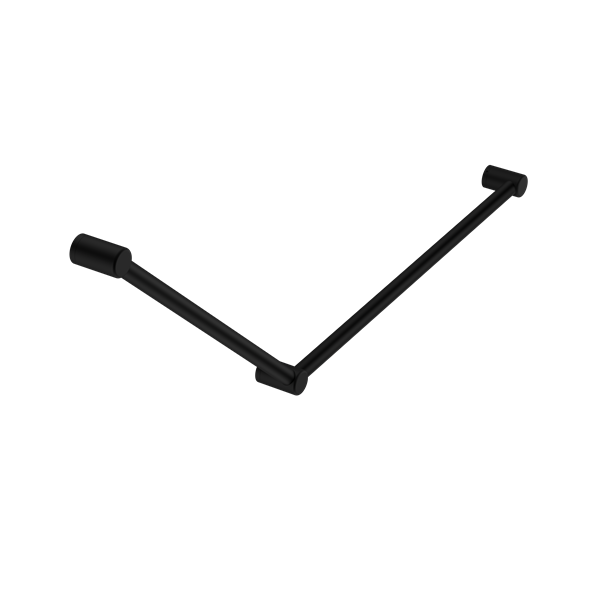 Nero Mecca Care 32mm Dda Grab Rail Set 45 Degree 750X900mm, Matte Black