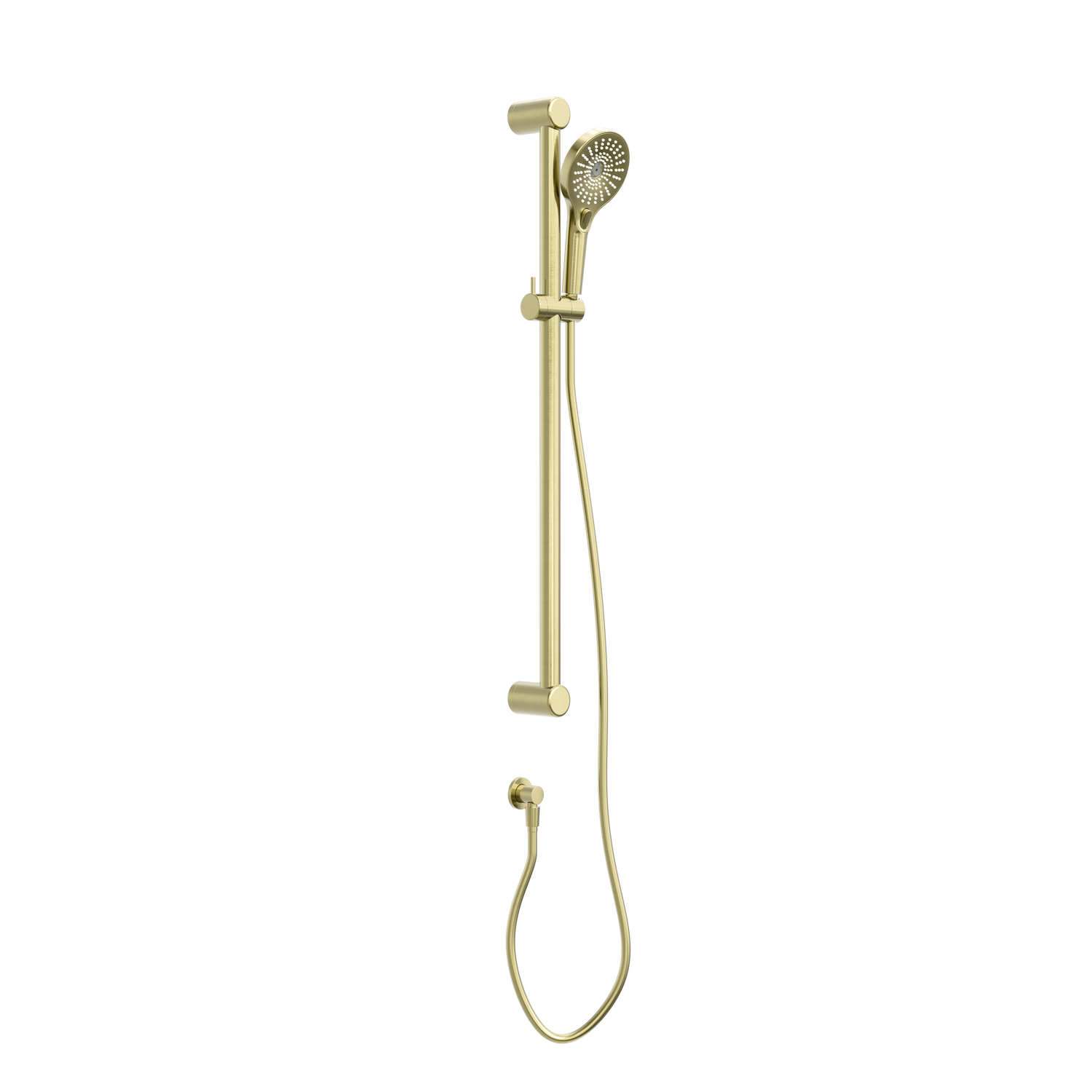 Nero Mecca Care 32mm Grab Rail And Adjustable Shower Rail Set 900mm, Brushed Gold