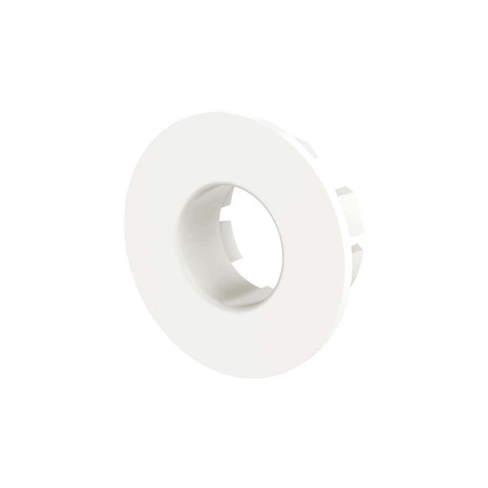 Fienza Round Overflow Ring, Matte White