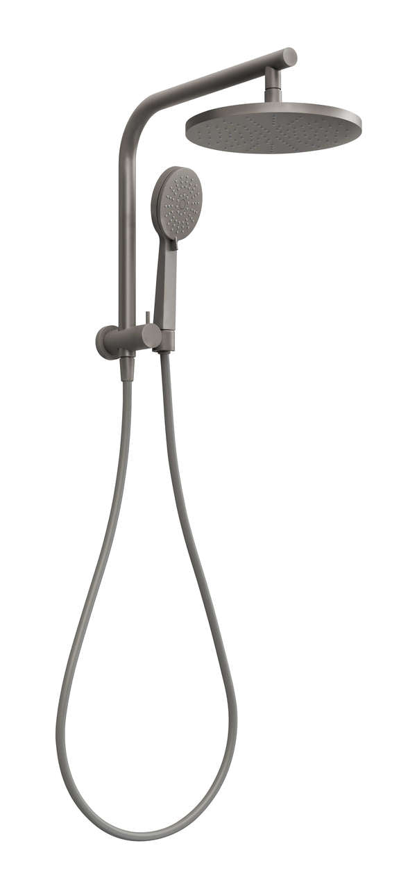 Phoenix Vivid Slimline Compact Twin Shower, Gunmetal