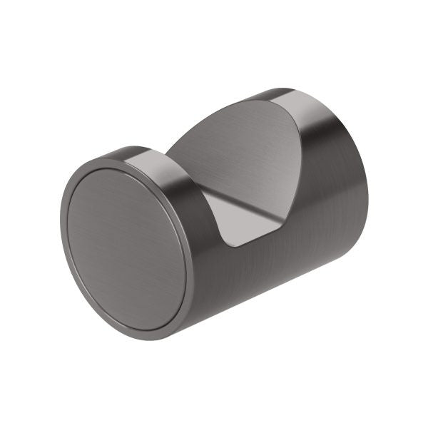 Phoenix Vivid Slimline Robe Hook, Brushed Carbon