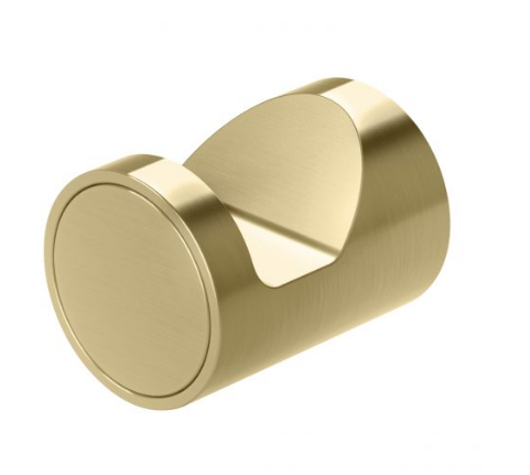 Phoenix Vivid Slimline Robe Hook, Brushed Gold