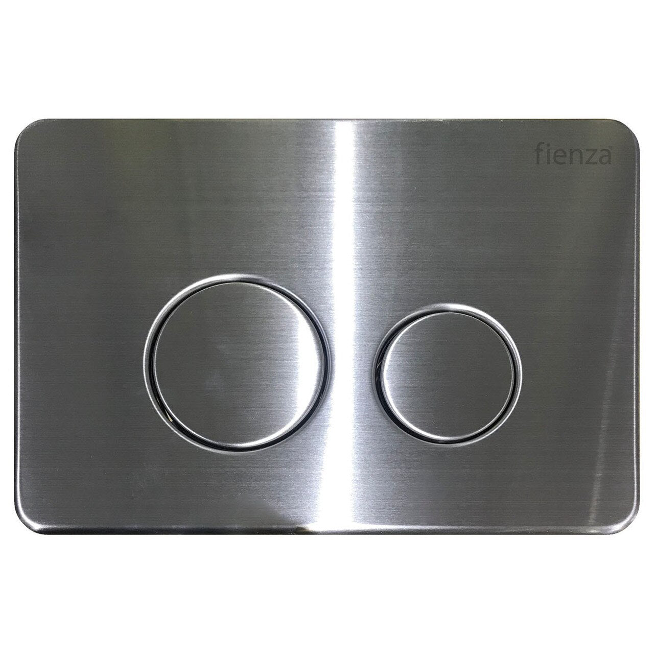 Fienza R&T Round Button Flush Plate Stainless Steel
