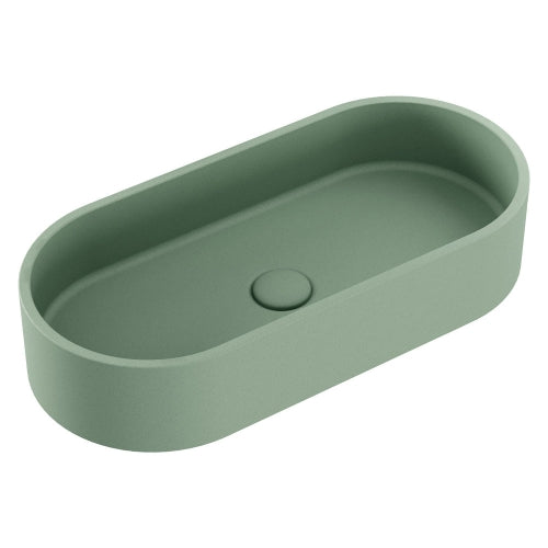 Fienza Jada Pill Concrete Above Counter Basin, Sage