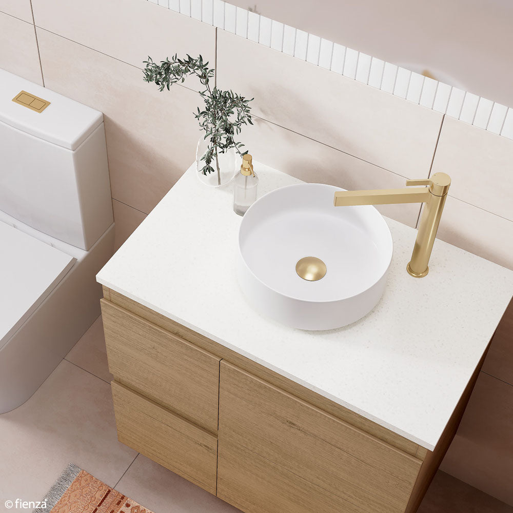 Fienza Reba Mini Above Counter Basin Gloss White