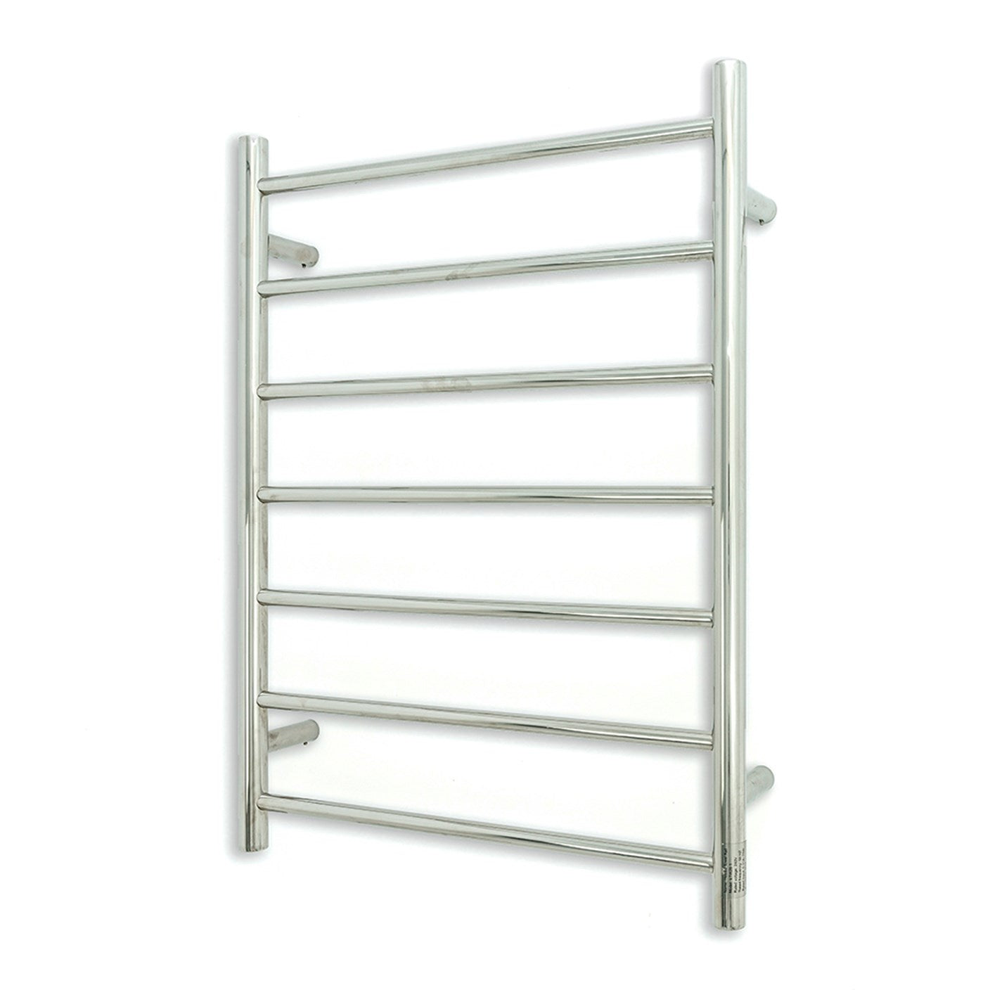 Radiant Heating 600 x 800mm Rnd Heated Towel Rail RIGHT, Polished