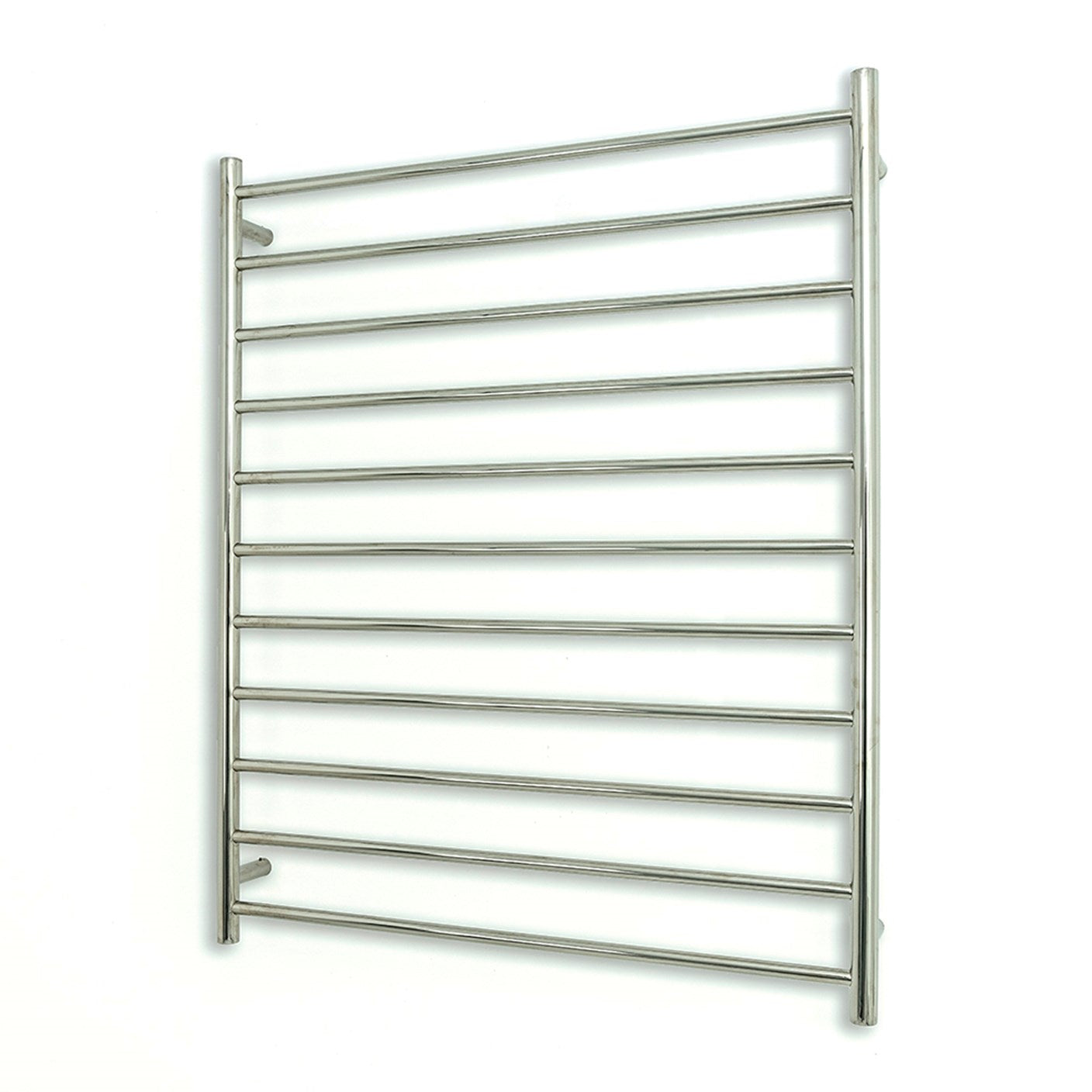 Radiant Heating 900 x 1100mm Rnd Heated Towel Rail LEFT, Polished