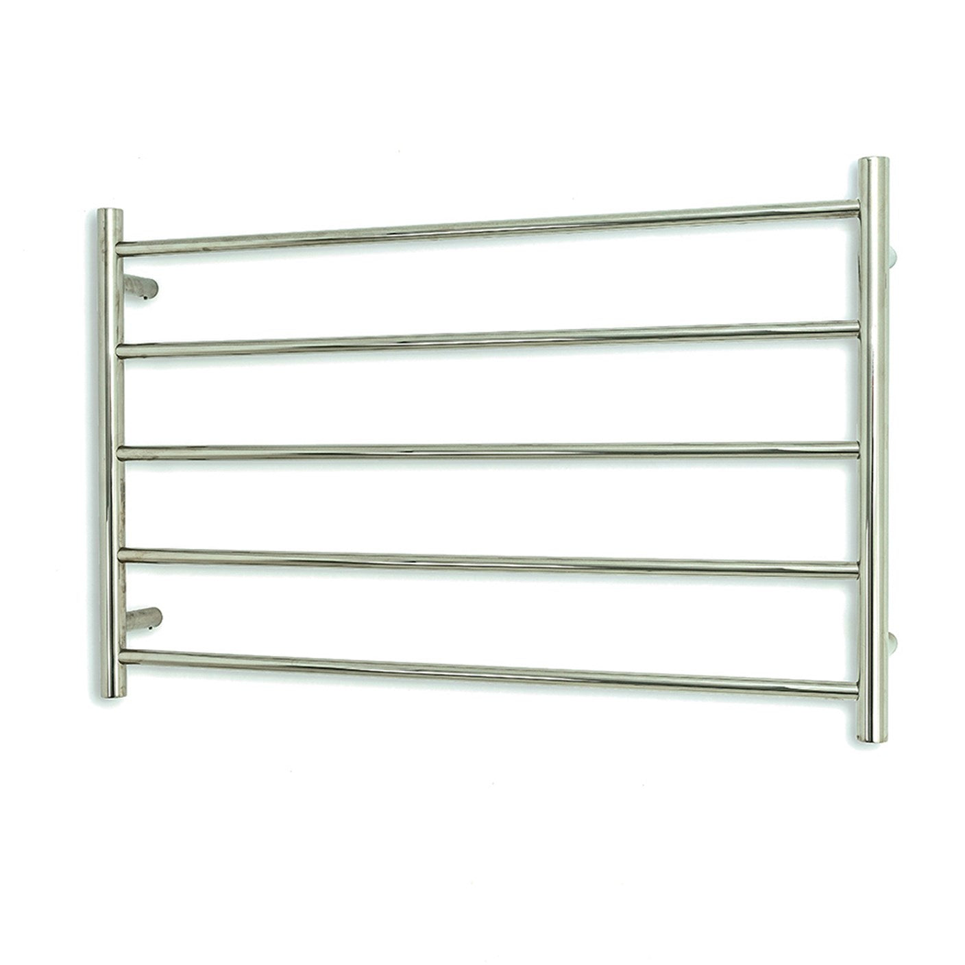 Radiant Heating 950 x 600mm Rnd Heated Towel Rail LEFT, Polished