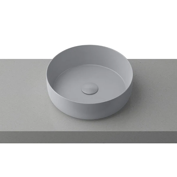 Timberline Allure Above Counter Basin 360mm, Matte Light Grey