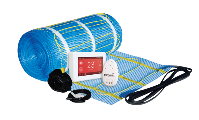 Thermogroup Thermonet 150W/m2 Undertile Heating Kit 2x0.5m, Dual Controller