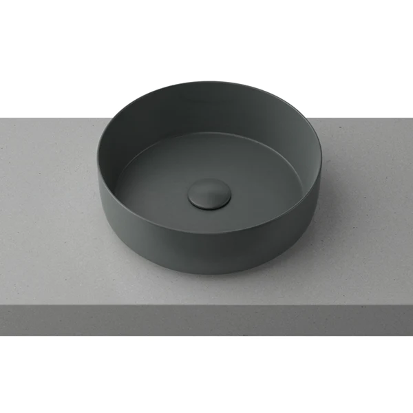 Timberline Allure Above Counter Basin 360mm, Matte Grey