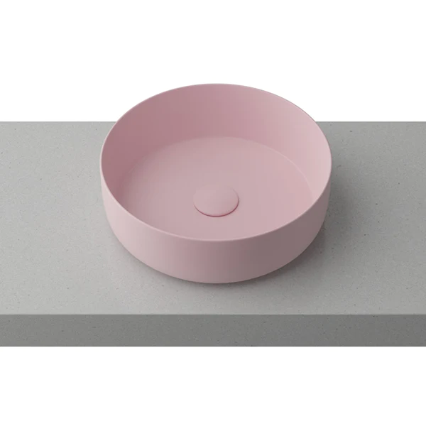 Timberline Allure Above Counter Basin 360mm, Matte Pink