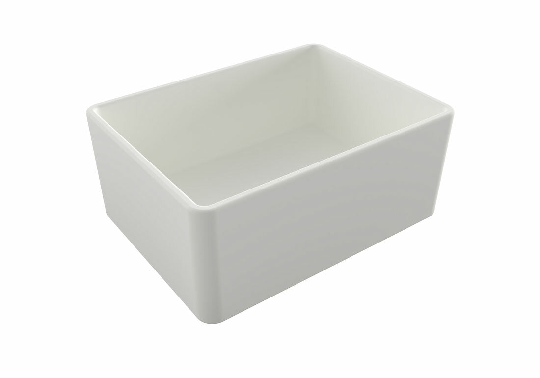 Turner Hastings Novi 60x46 Fireclay Butler Sink, Matte White