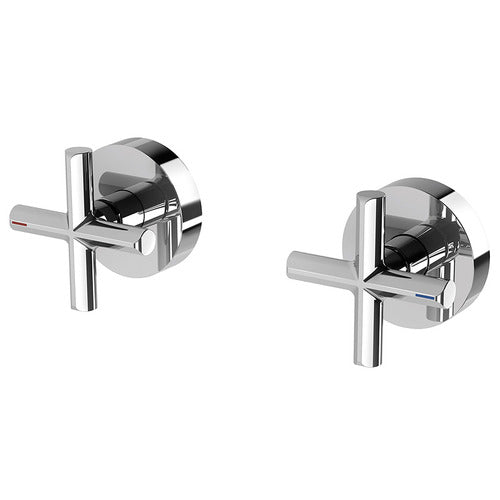 Phoenix Vivid Slimline Plus Lever Wall Top Assemblies, Chrome