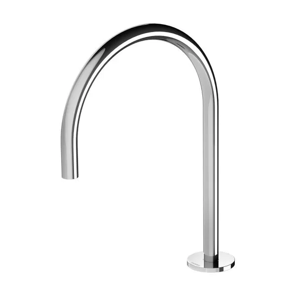 Phoenix Vivid Slimline Hob Sink Outlet 220mm Gooseneck, Chrome