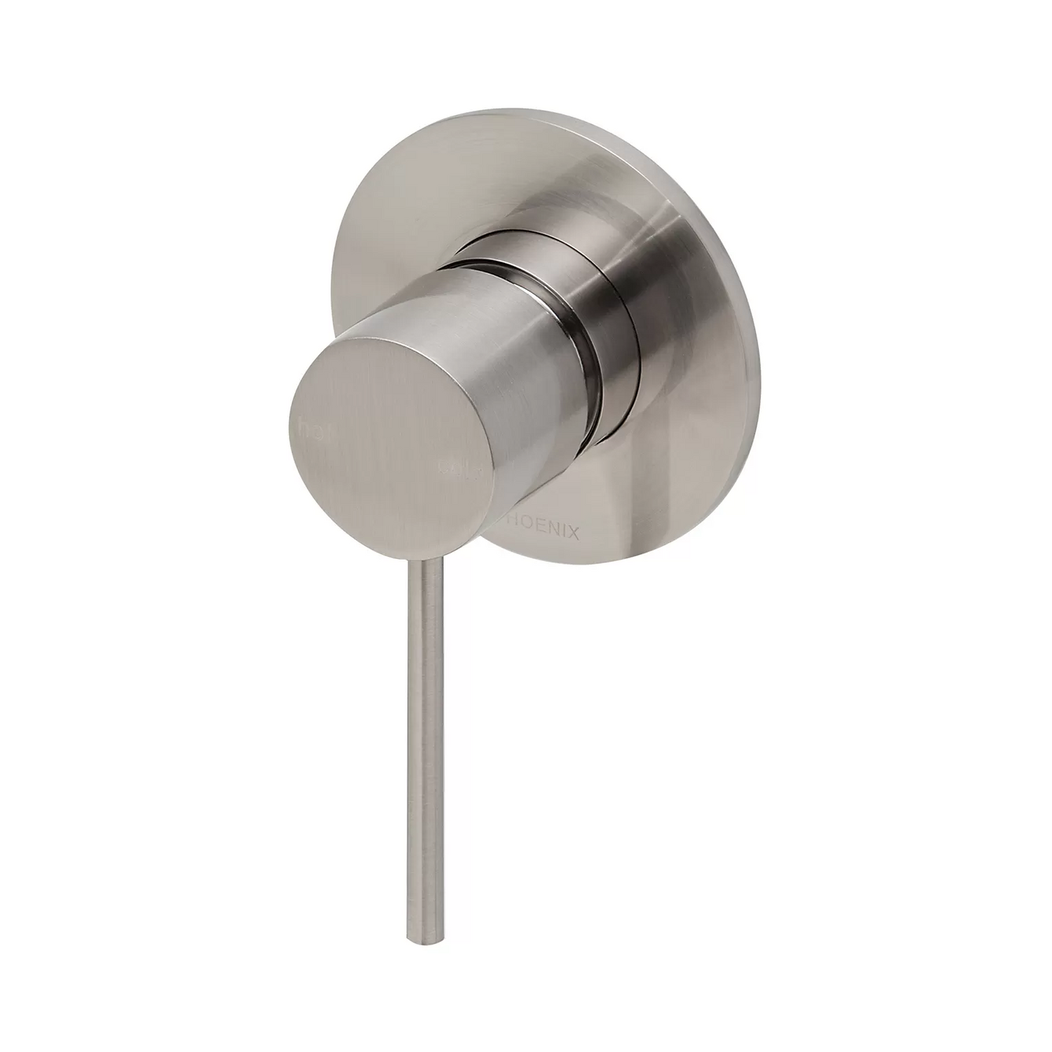 Phoenix Vivid Slimline SwitchMix Wall / Shower Mixer, Brushed Nickel